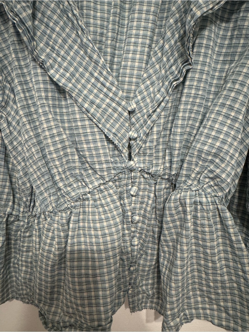 Gap Ruffle Collar V-Neck Top - Picture 5 of 5